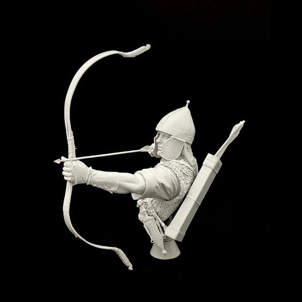 1/10 Ancient Roman Auxiliary Archer, Resin Model Bust Kit, Unassembled and Unpainted