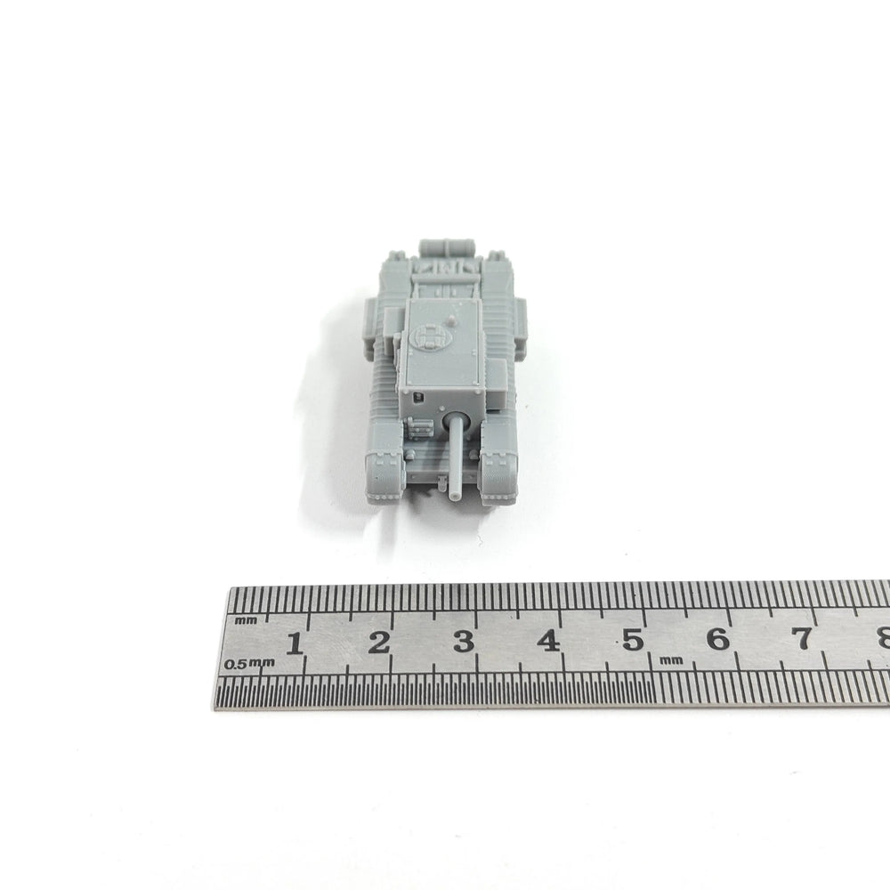 1/144 WWII British Churchill Gun Carrier, Resin Model Vehicle Kit, Unassembled and Unpainted