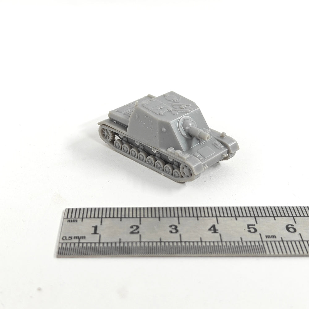 1/144 WWII Sturmpanzer IV, Resin Model Vehicle Kit, Unassembled and Unpainted
