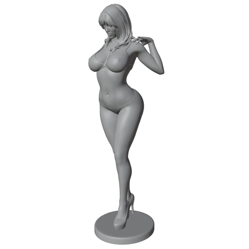 1/24 Female Pinup, 2 Figures, Resin Model Figure Kit, Unassembled and Unpainted