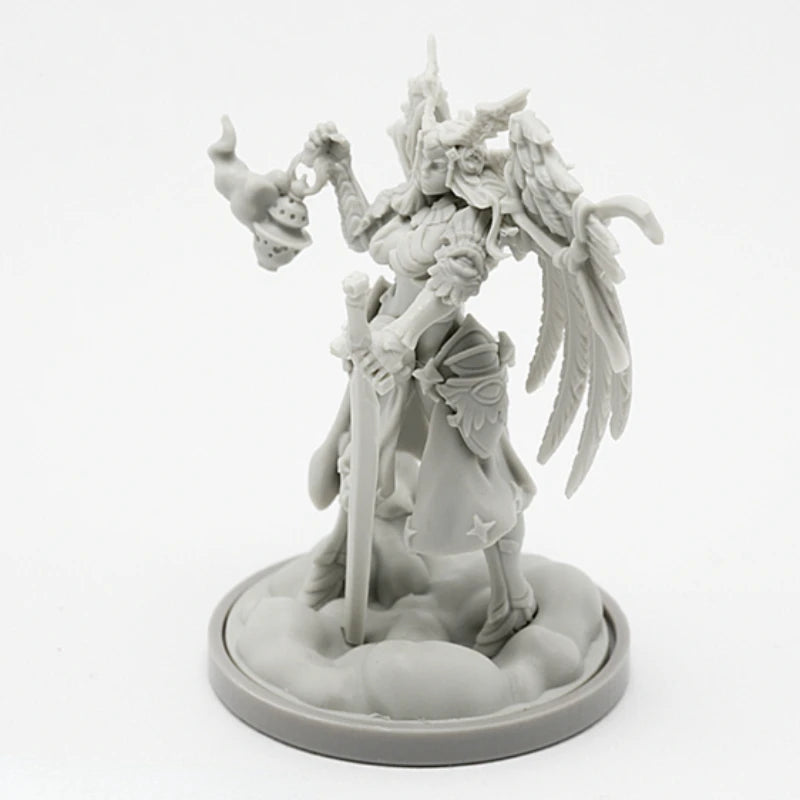 30mm Valkyrie Warrior, Resin Model Figure Kit, Fantasy Theme, Unassembled and Unpainted
