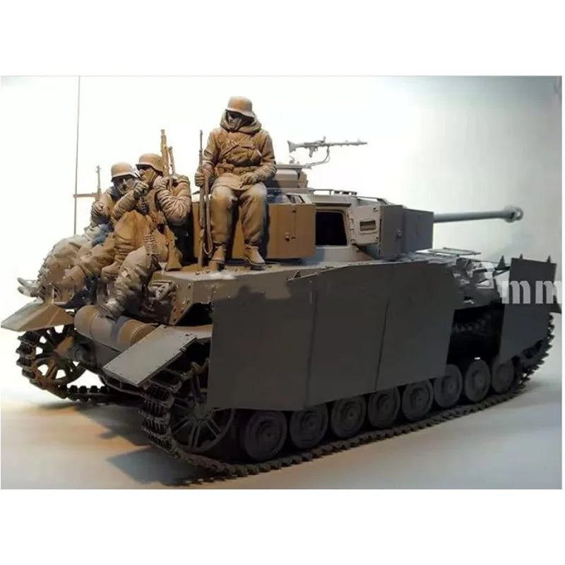 1/16 WWII Allied Soldiers Desert Warfare, 6 Figures, Resin Model Figure Kit, Unassembled and Unpainted