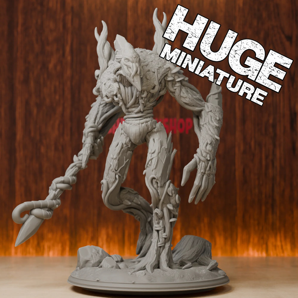 75mm Ancient Treant Monster, Resin Model Creature Kit, Fantasy Theme, Unassembled and Unpainted
