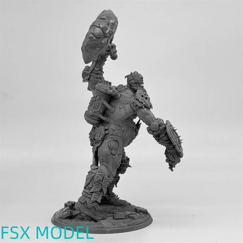 Corrupted Fantasy Warrior, Resin Model Figure Kit, Fantasy Theme, Unassembled and Unpainted