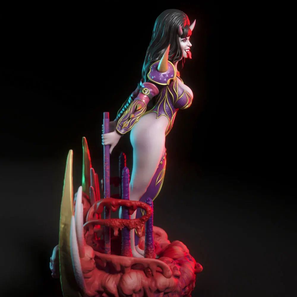 1/24 1/24 Demon Succubus, Resin Model Figure Kit, Fantasy Theme, Unassembled and Unpainted