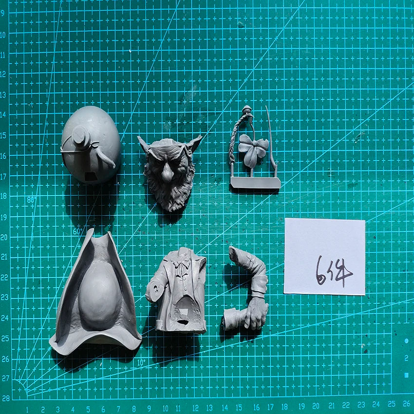 Elf Pirate, Resin Model Bust Kit, Fantasy Theme, Unassembled and Unpainted