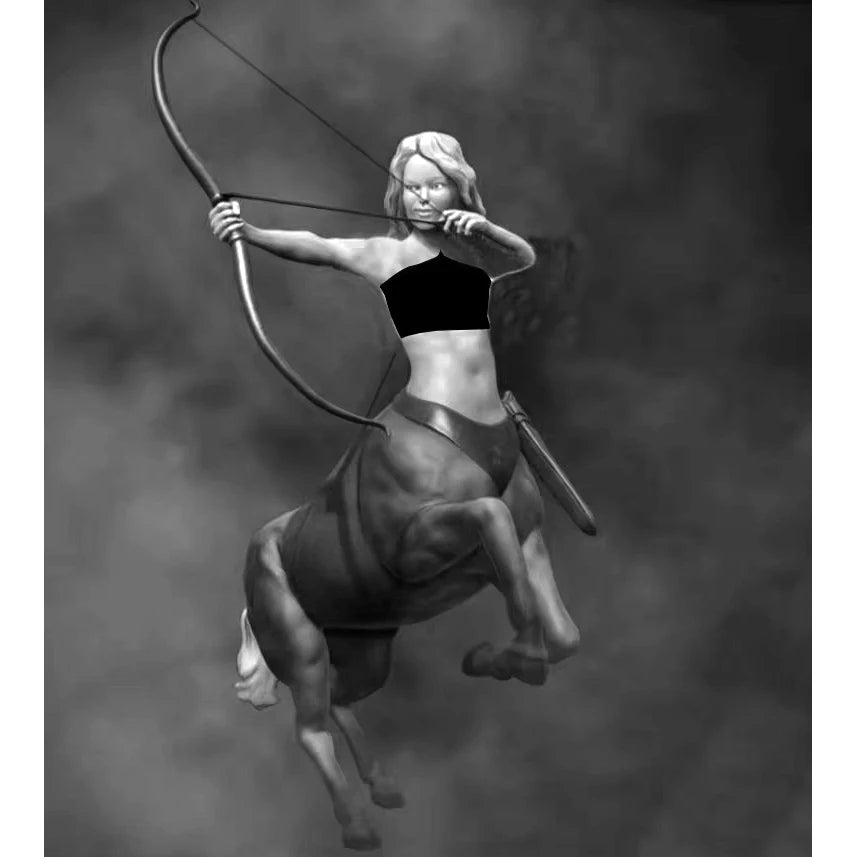 1/32 Female Archer, Resin Model Figure Kit, Fantasy Theme, Unassembled and Unpainted