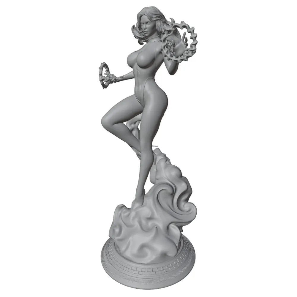 100mm Sorceress, Resin Model Figure Kit, Fantasy Theme, Unassembled and Unpainted