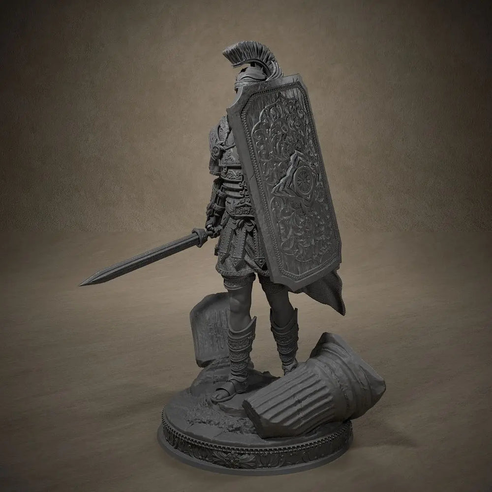 80mm Ancient Roman Warrior, Resin Model Figure Kit, Unassembled and Unpainted