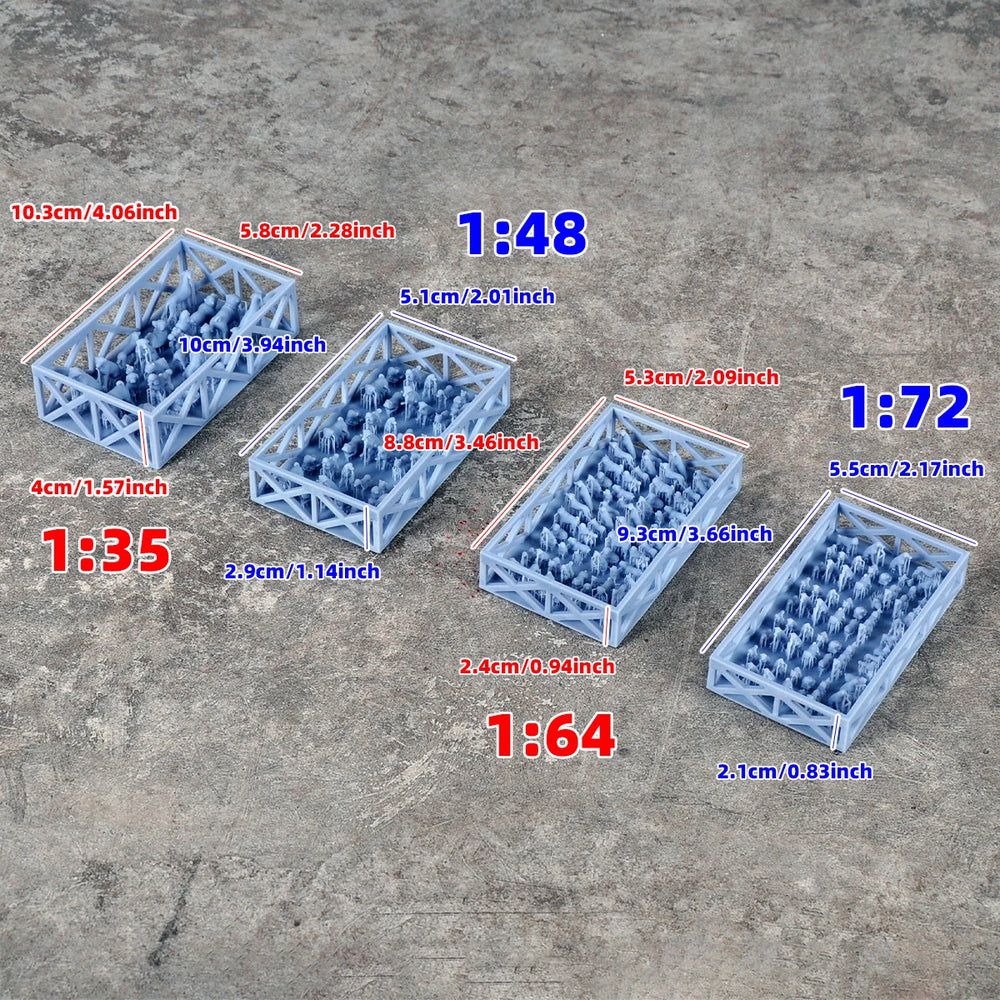 1/35 Animals, 20 Figures, Resin Model Creature Kit, Wildlife Theme, Unassembled and Unpainted