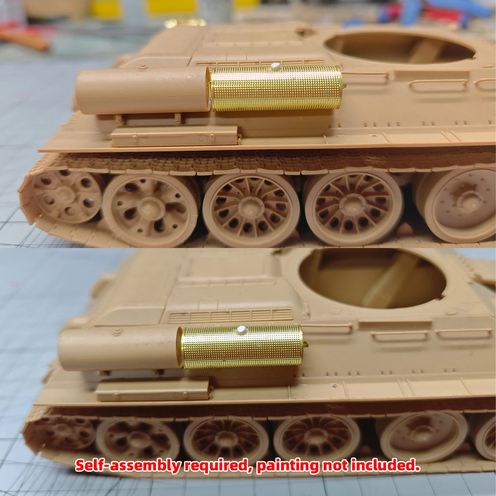 1/35 Cold War Tank Photo-Etch Parts, Resin Model Accessory Kit, Unpainted
