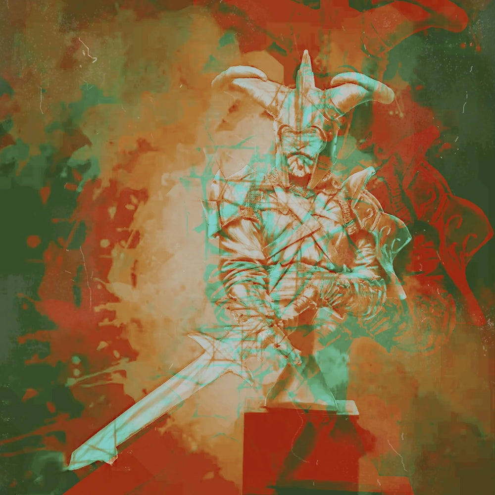 1/9 Horned Demon Warrior, Resin Model Figure Kit, Fantasy Theme, Unassembled and Unpainted