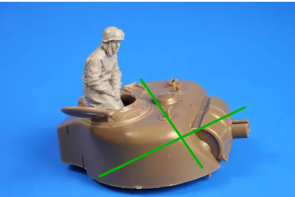 1/35 WWI Tank Crew, Resin Model Figure Kit, Unassembled and Unpainted