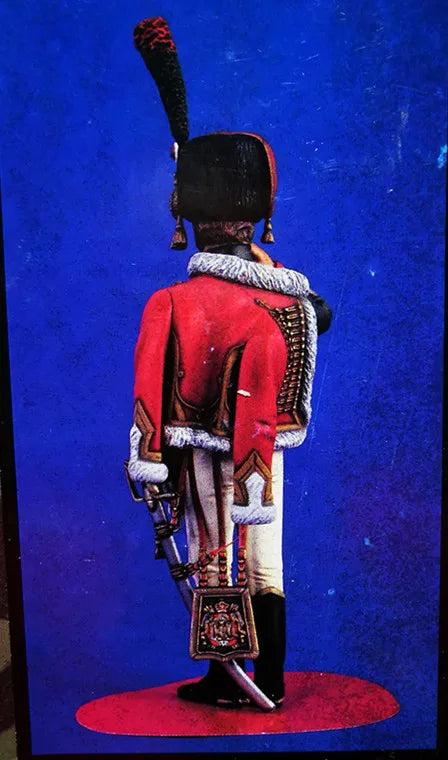 1/16 Napoleonic French Imperial Guard Officer, Resin Model Figure Kit, Unassembled and Unpainted