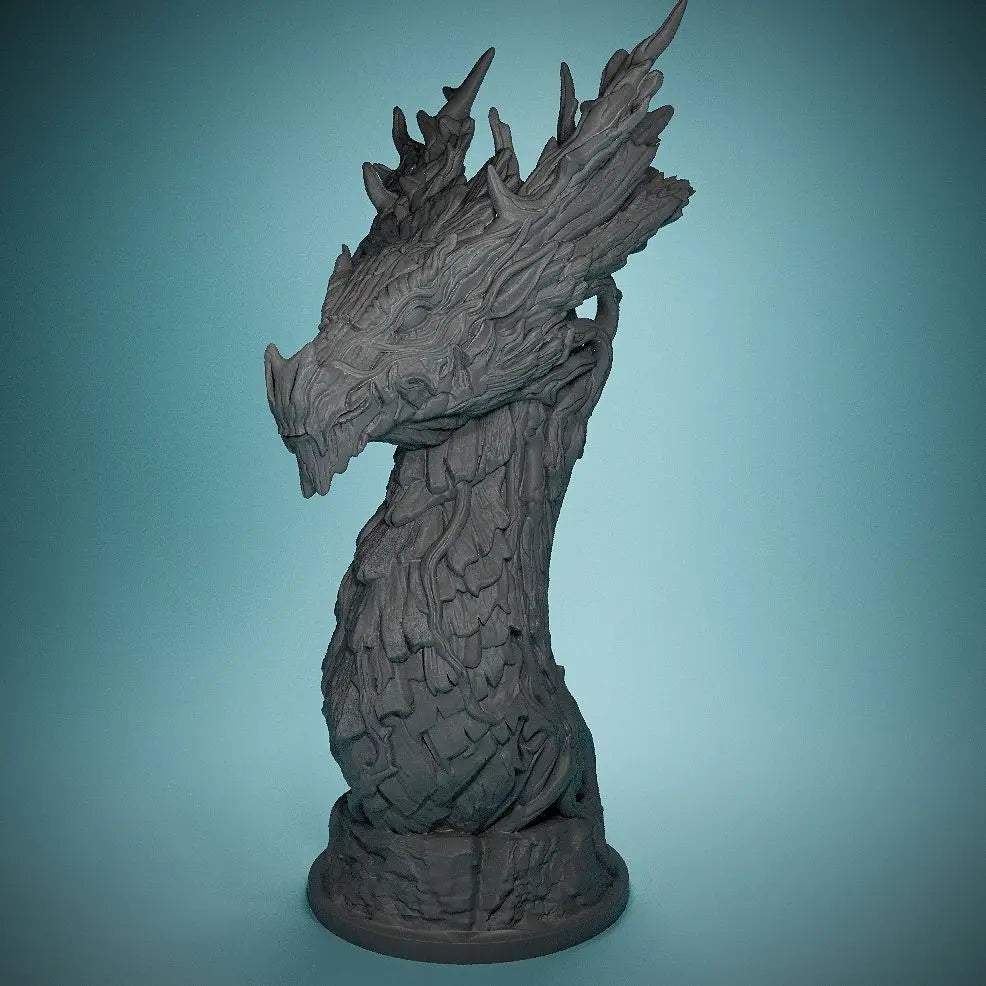 80mm Dark Sorceress with Spiked Crown, Resin Model Bust Kit, Fantasy Theme, Unassembled and Unpainted