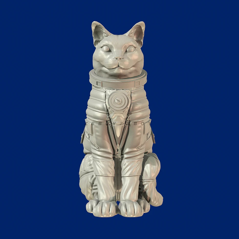 50mm Cat Astronaut, Resin Model Figure Kit, Sci-Fi Theme, Unassembled and Unpainted