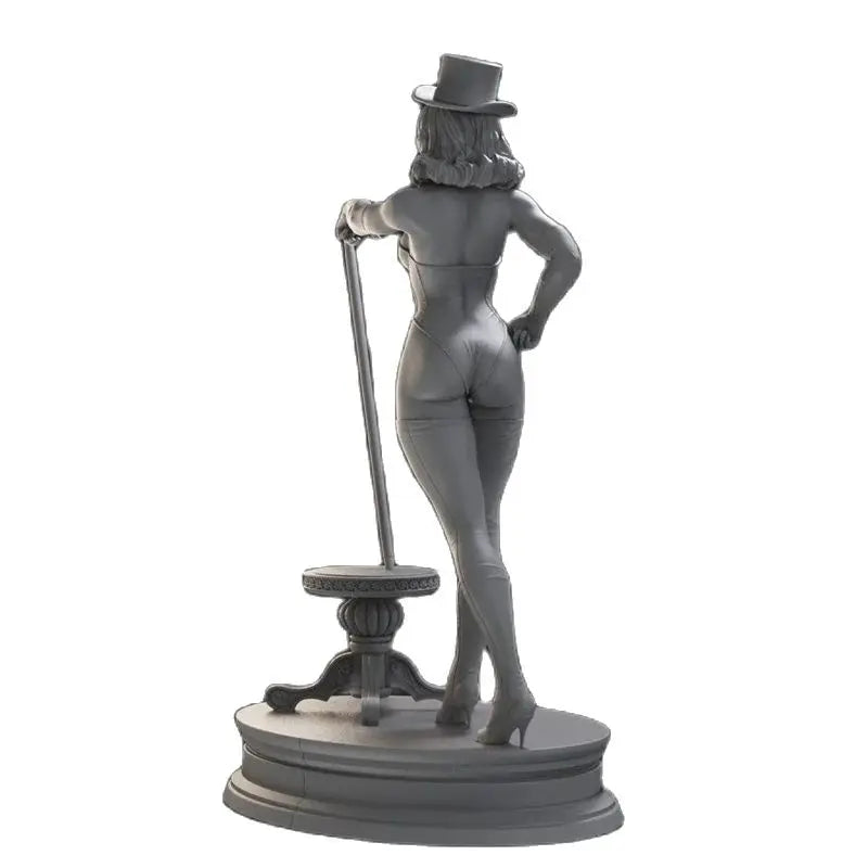 1/24 Bettie Page Pin-up, Resin Model Figure Kit, Unassembled and Unpainted