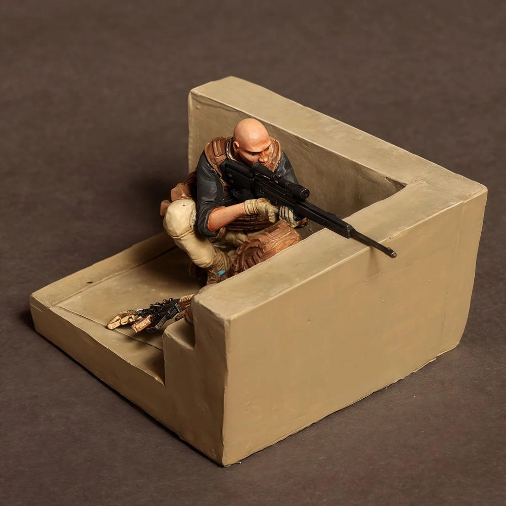1/35 Modern PMC Sniper, Resin Model Figure Kit, Unassembled and Unpainted