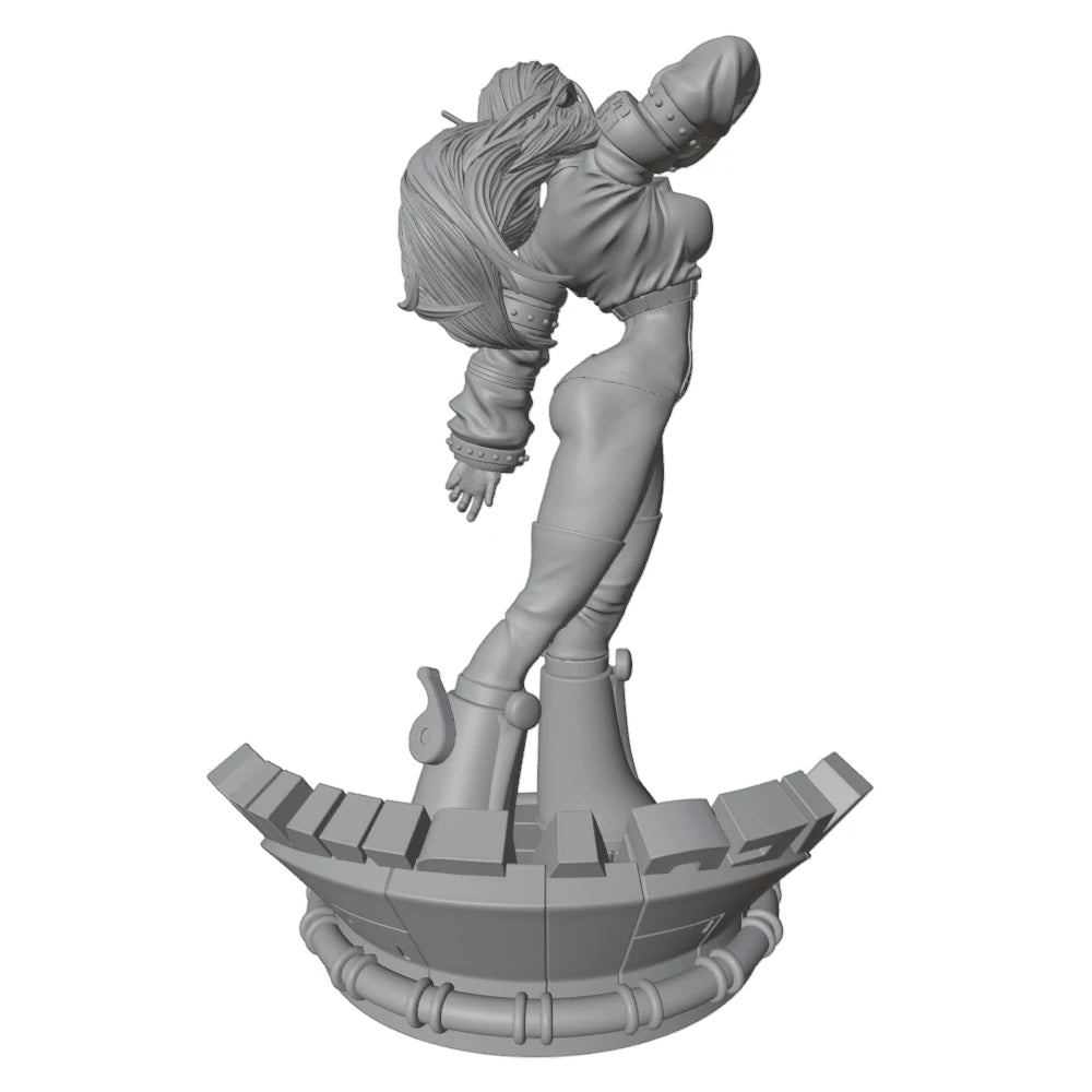 75mm Anime Character, Resin Model Figure Kit, Anime Theme, Unassembled and Unpainted