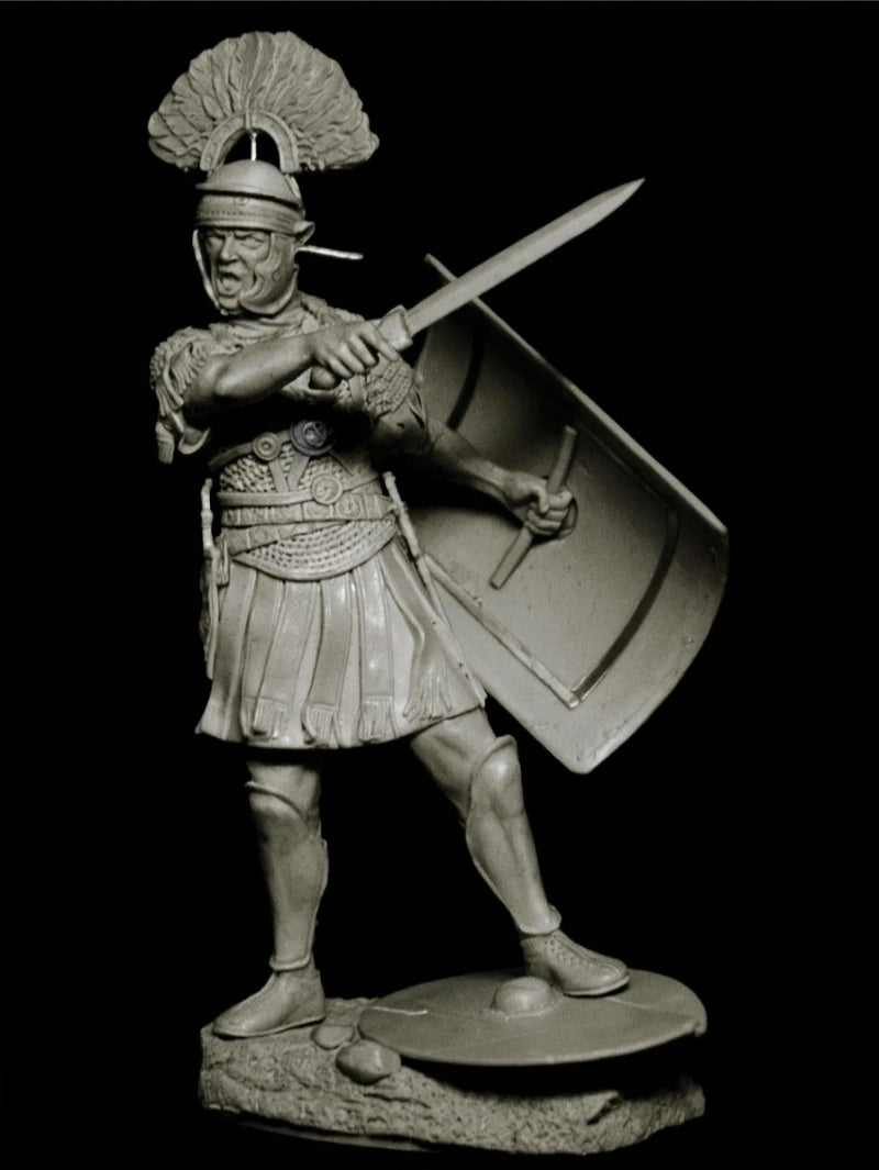 75mm Ancient Roman Centurion, Resin Model Figure Kit, Unassembled and Unpainted
