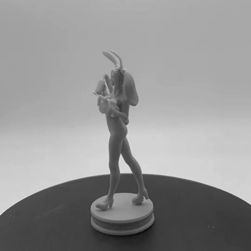 1/24 Demon Horned Anime Girl with Wings, Resin Model Figure Kit, Anime Theme, Unassembled and Unpainted