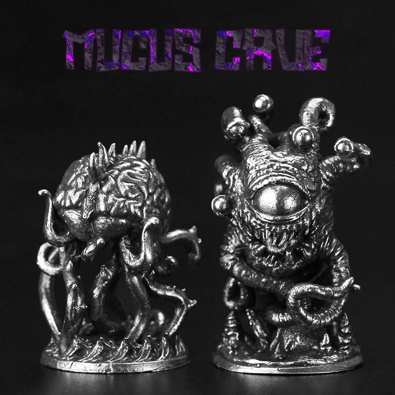 128mm Grimdark Tentacled Monsters, 6 Figures, Resin Model Figure Kit, Fantasy Theme, Unassembled and Unpainted