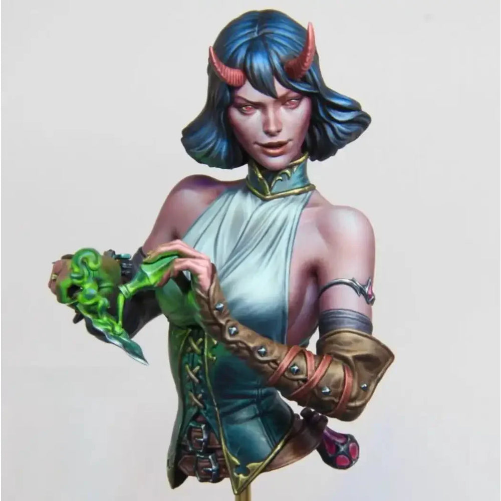 Lilith Demon, Resin Model Bust Kit, Fantasy Theme, Unassembled and Unpainted