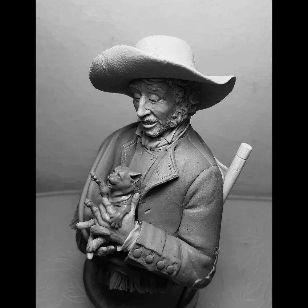 1/9 Western Old Man, Resin Model Bust Kit, Historical Theme, Unassembled and Unpainted