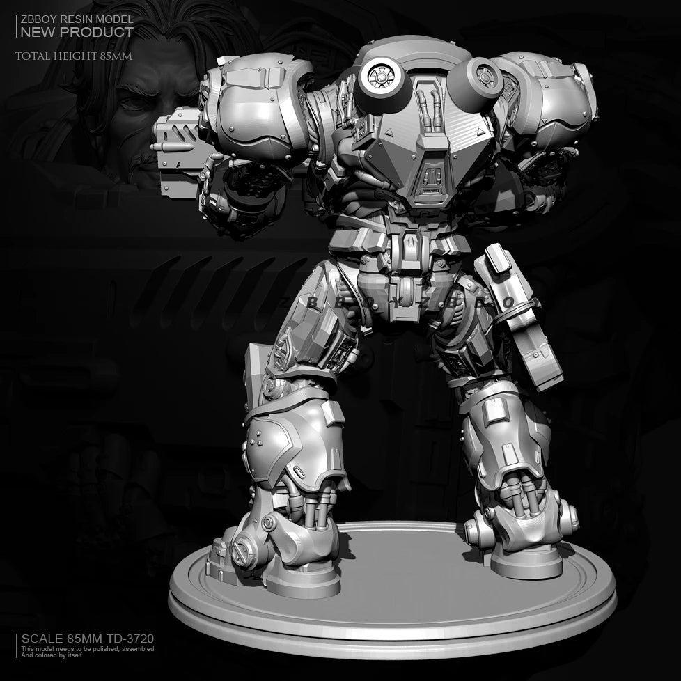 Mecha, Resin Model Figure Kit, Sci-Fi Theme, Unassembled and Unpainted