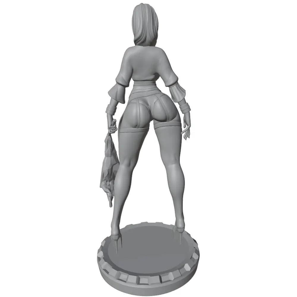 1/24 Hooded Warrior in Tactical Armor with Flame Blade, Resin Model Figure Kit, Anime Theme, Unassembled and Unpainted