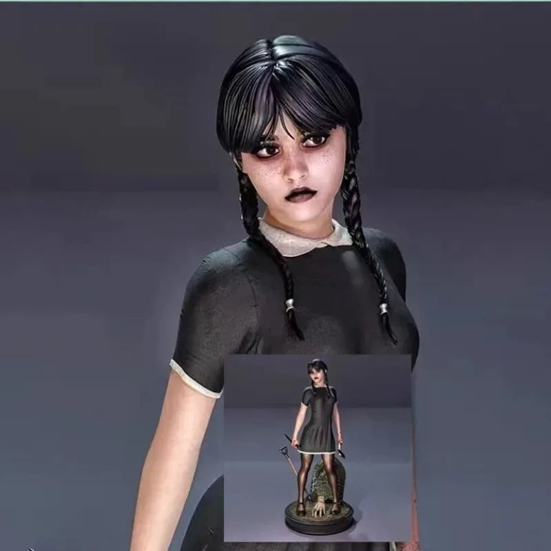 1/24 Gothic Anime Character, Resin Model Figure Kit, Anime Theme, Unassembled and Unpainted