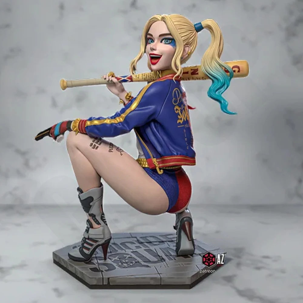 1/24 Clown Character with Baseball Bat, Resin Model Figure Kit, Unassembled and Unpainted