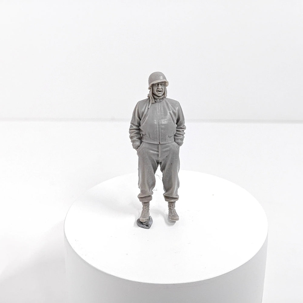 1/35 WWII US Tankman, Resin Model Figure Kit, Unassembled and Unpainted