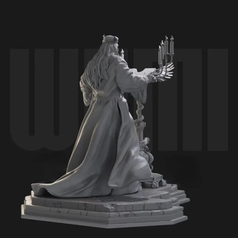 1/24 Old Magician Wizard, Resin Model Figure Kit, Fantasy Theme, Unassembled and Unpainted