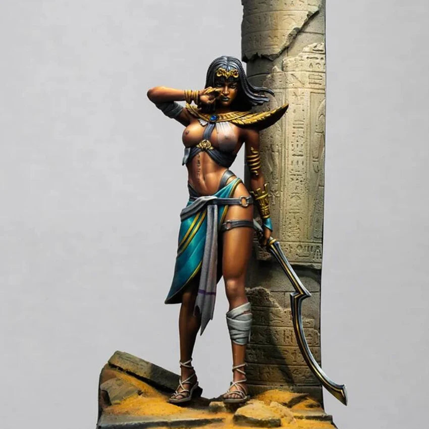1/24 Ancient Egyptian Fantasy Warrior, Resin Model Figure Kit, Unassembled and Unpainted
