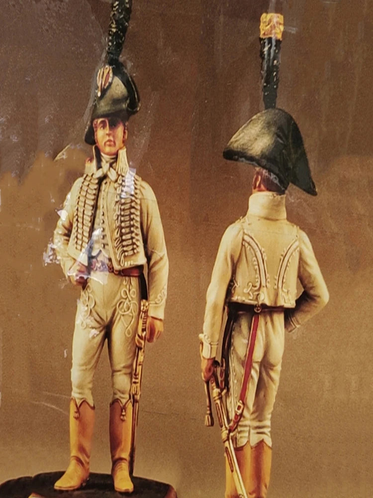 1/32 Napoleonic French General & Attendant, 2 Figures, Resin Model Figure Kit, Unassembled and Unpainted