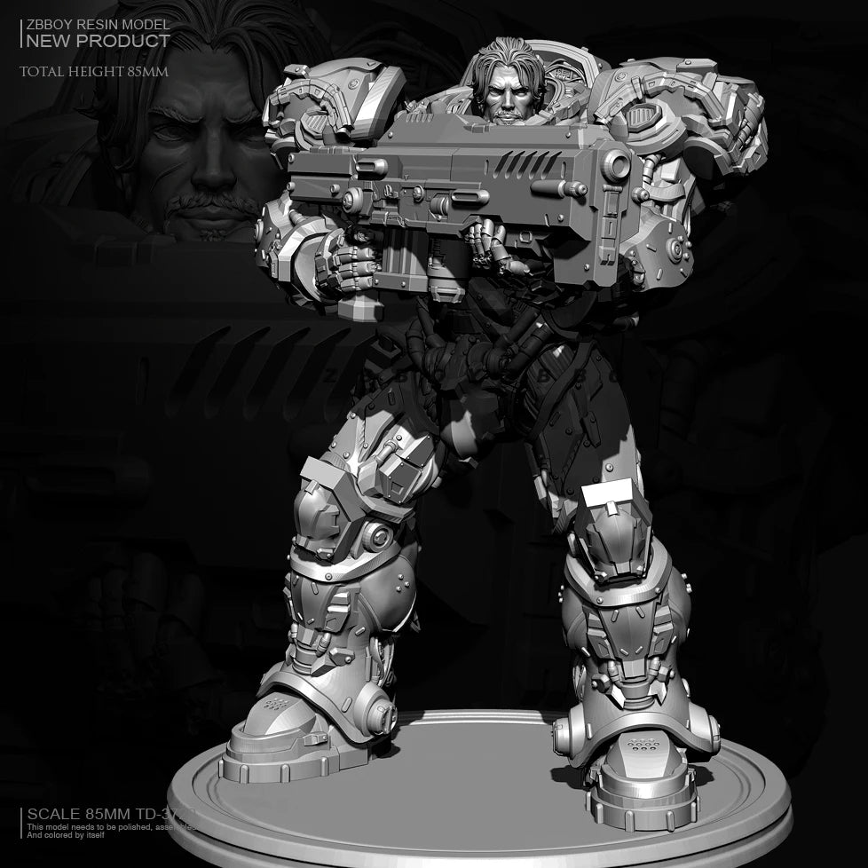 Mecha, Resin Model Figure Kit, Sci-Fi Theme, Unassembled and Unpainted
