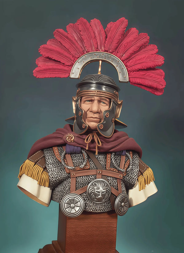 1/8 Ancient Roman Warrior, Resin Model Bust Kit, Unassembled and Unpainted