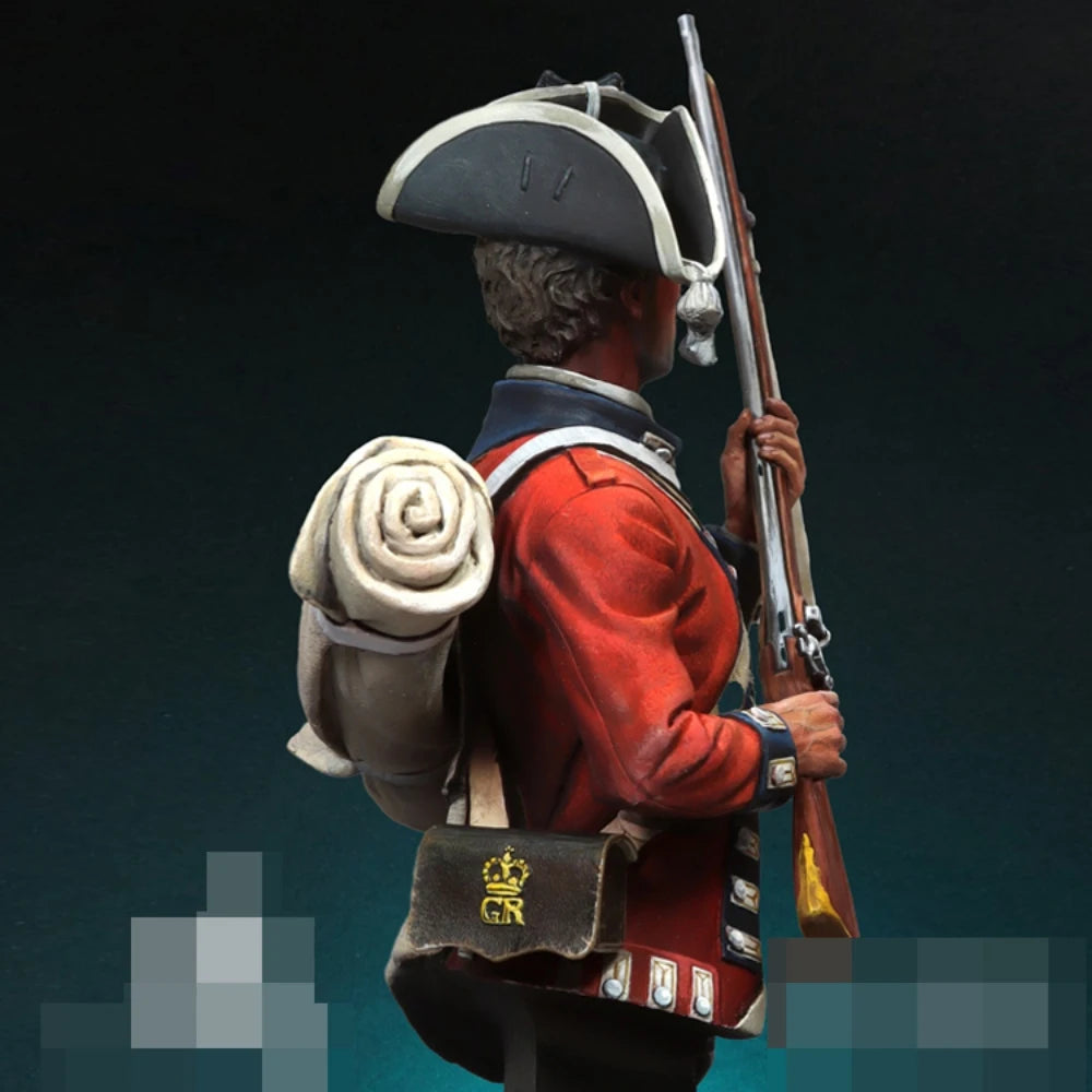 1/12 Napoleonic British Grenadier, Resin Model Bust Kit, Unassembled and Unpainted