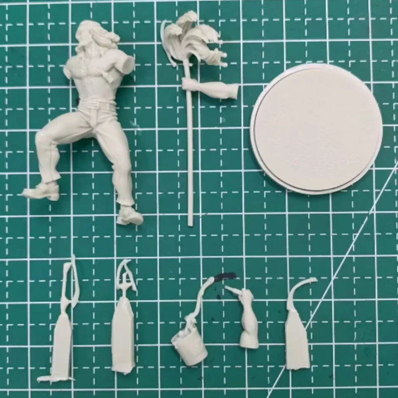 30mm Bearded Tavern Worker, Resin Model Figure Kit, Fantasy Theme, Unassembled and Unpainted