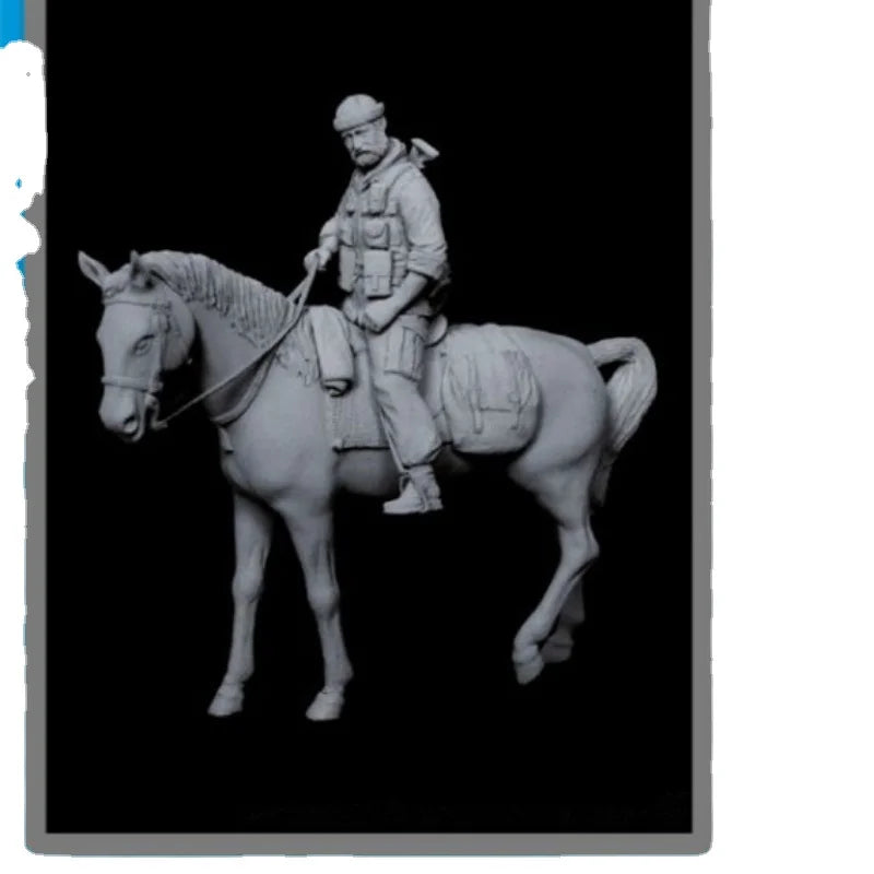 1/35 Modern US Special Forces Mounted, 2 Figures, Resin Model Figure Kit, Unassembled and Unpainted
