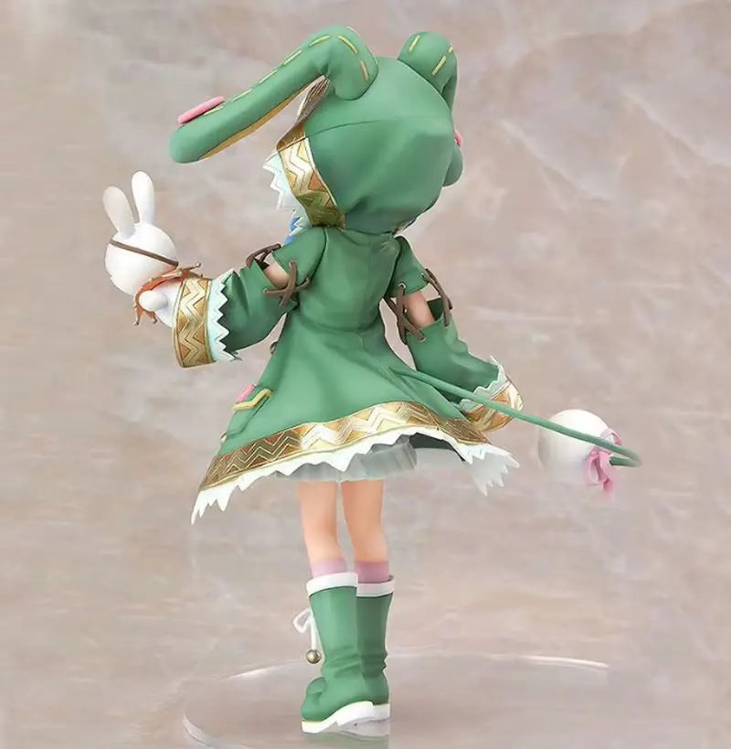 Chibi Girl Leaf Theme, Resin Model Figure Kit, Anime Theme, Unassembled and Unpainted