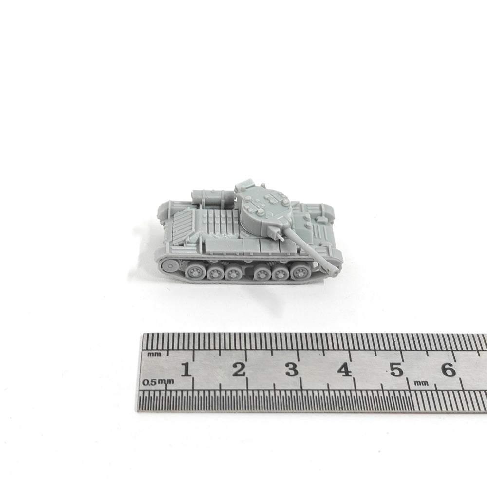 1/144 WWII British Valentine Mk. IX, Resin Model Vehicle Kit, Unassembled and Unpainted