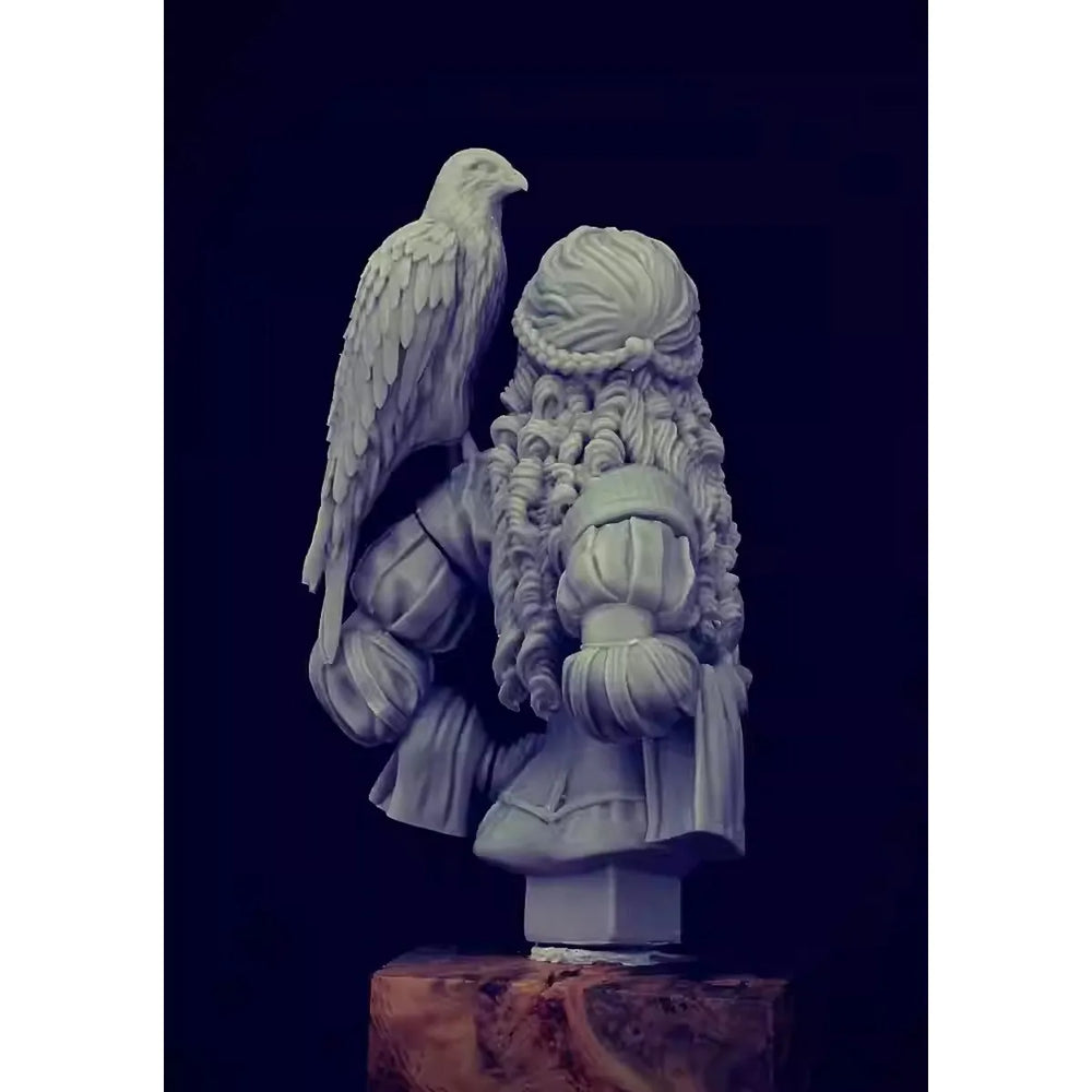 1/12 Eagle Guardian Warrior, Resin Model Bust Kit, Fantasy Theme, Unassembled and Unpainted