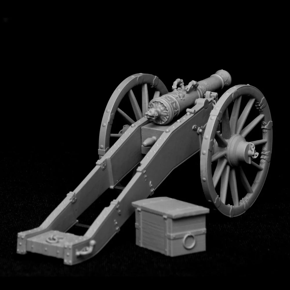 1/24 Napoleonic Swedish Three-Pounder, Resin Model Vehicle Kit, Unassembled and Unpainted