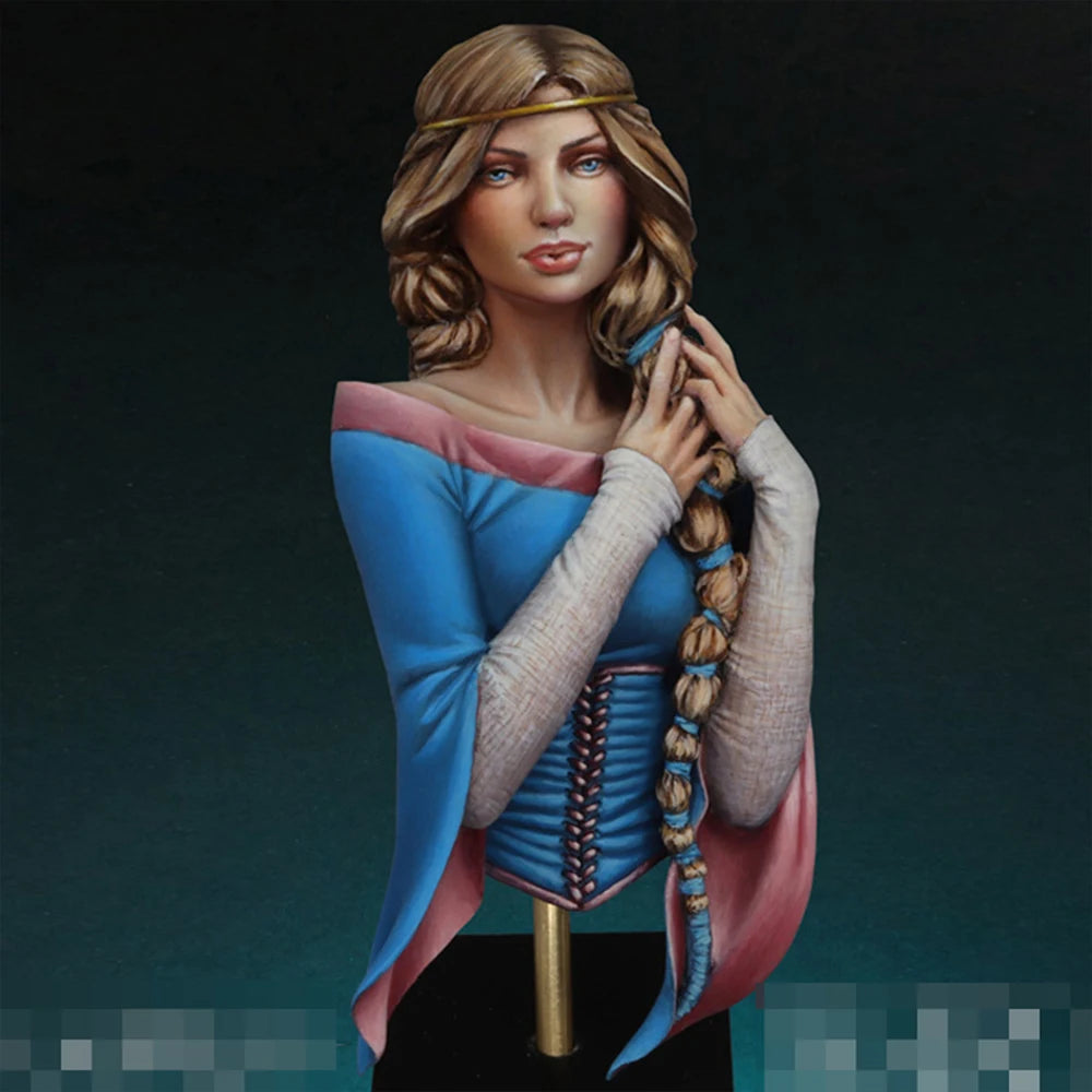 1/12 Rosamund, Resin Model Bust Kit, Fantasy Theme, Unassembled and Unpainted