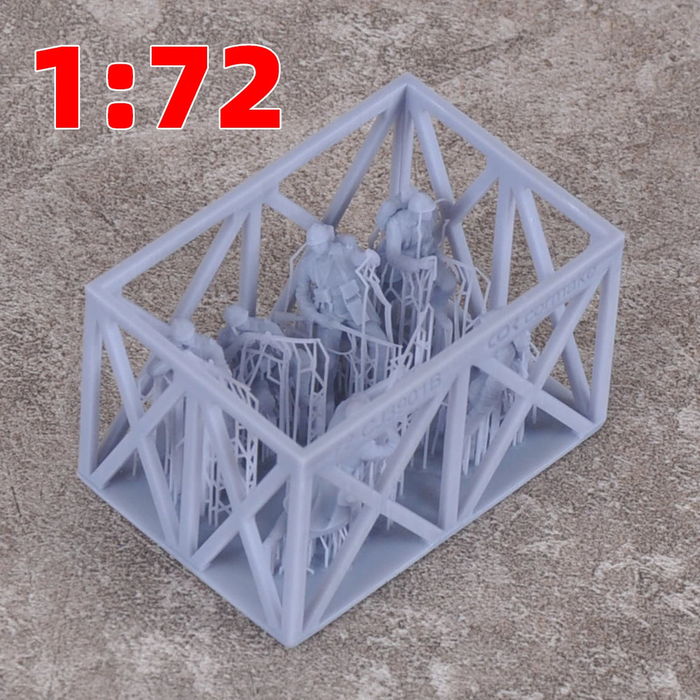 1/35 WWI French Soldiers in Combat, 6 Figures, Resin Model Figure Kit, Unassembled and Unpainted