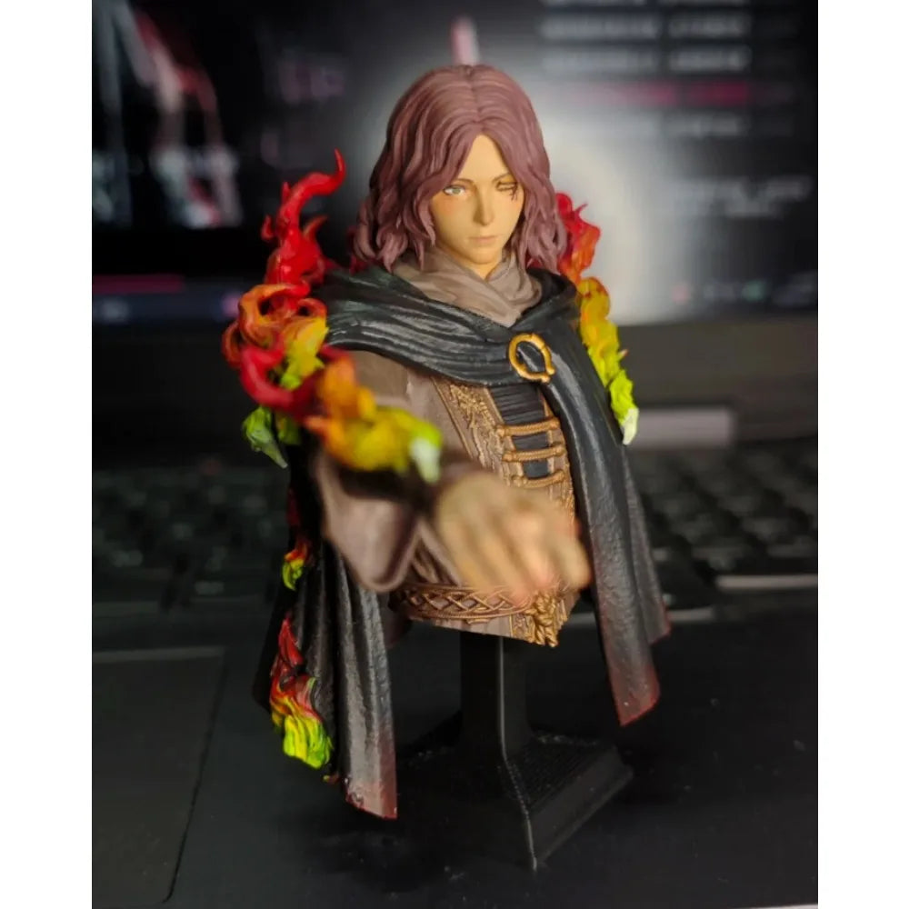 Fire Witch, Resin Model Figure Kit, Fantasy Theme, Unassembled and Unpainted