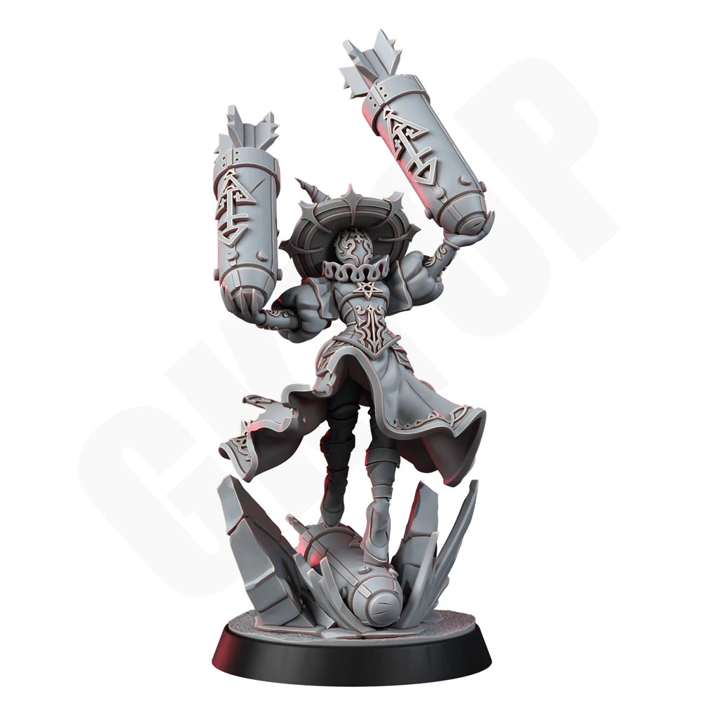 1/24 Dark Witch, Resin Model Figure Kit, Fantasy Theme, Unassembled and Unpainted