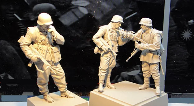 1/16 WWI Infantry, 6 Figures, Resin Model Figure Kit, Unassembled and Unpainted